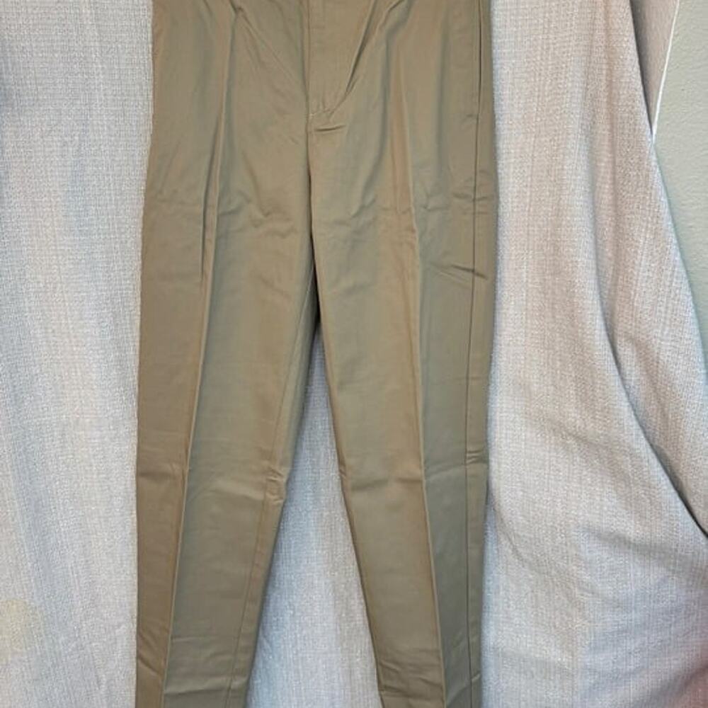 Lands' End NWOT boys khaki pants size 20S w/ 33" inseam